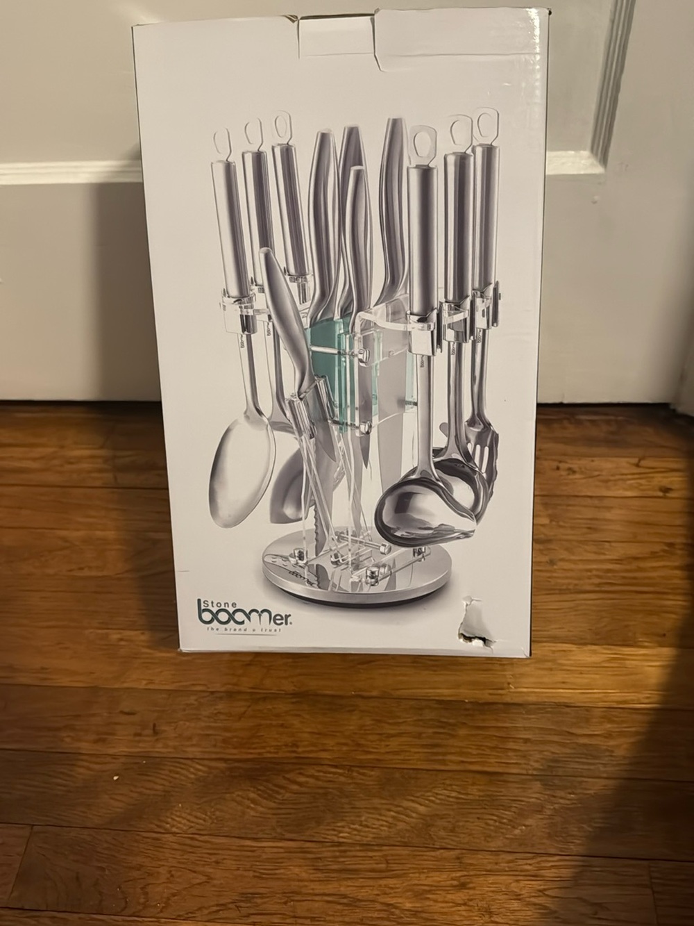 Brand new Stoneboomer 13-piece stainless utensil set